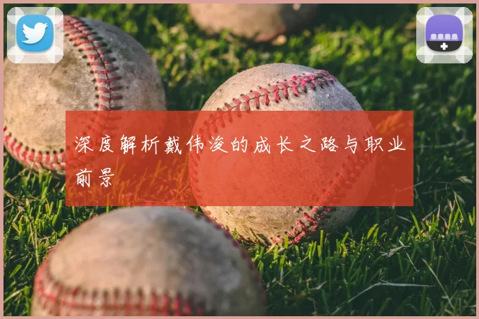 深度解析戴伟浚的成长之路与职业前景