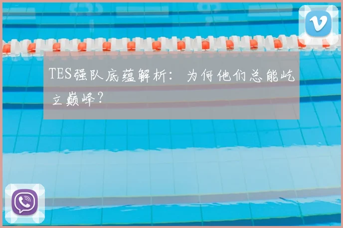 TES强队底蕴解析:为何他们总能屹立巅峰?